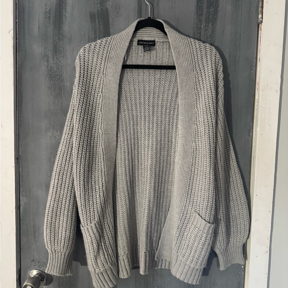 Urban Planet Gray Knit Cardigan